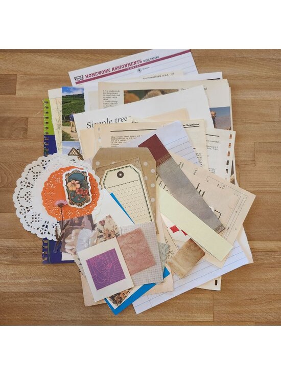 Unbranded Other - 70 + Piece Ephemera Lot Junk Journal Scrapbooking Paper Supplies Mixed Bundle